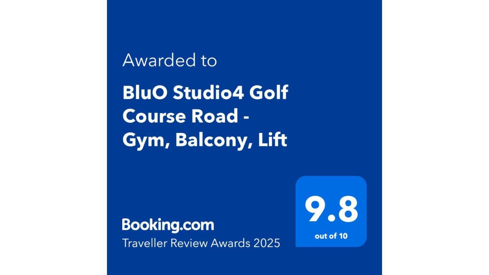Bluo Studio4 Golf Course Road - Gym, Balcony, Lift Gurgaon Esterno foto